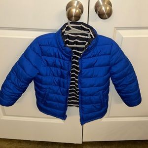 Toddler boy reversible jacket. Size 4T, great condition.